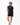 Legacy Womens Active Tee in black, full-length front view on standing model with crew neckline and white Legacy G chest logo.