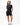 Legacy Womens Active Tee in black, full-length front view on model with hands in pockets, crew neckline and white Legacy G chest logo.