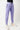 Lavender Gracie Barra Legacy Womens Track Jogger at a front angle with black drawcord, zippered side pockets and tapered ribbed cuffs.
