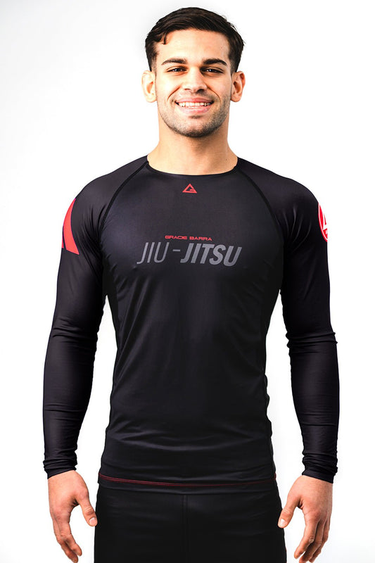 GB Performance L/S Ranked Rashguard by Adidas - Black