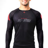 GB Performance L/S Ranked Rashguard by Adidas - Black