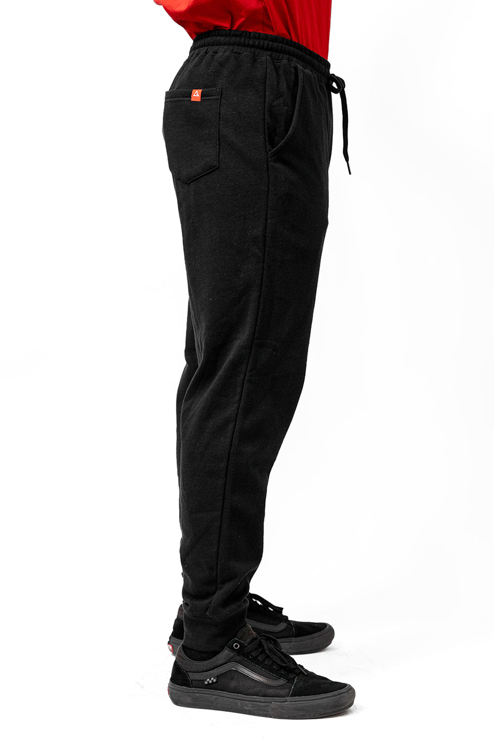 Red Shield Mens Jogger - Black