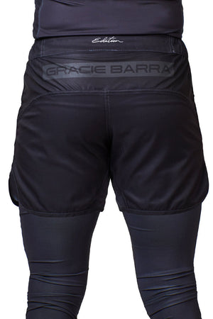 GB Edition Mens Velcroless 5" Training Shorts - Black
