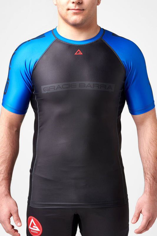 GB Edition S/S Ranked Rashguard - Blue