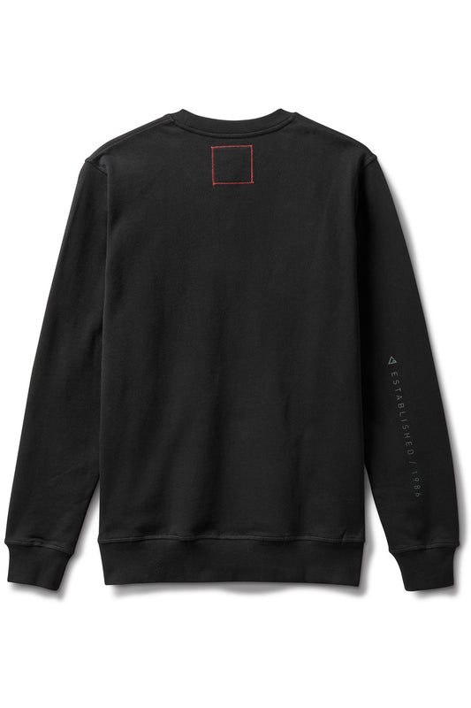 Incognito Linear Crewneck - Black