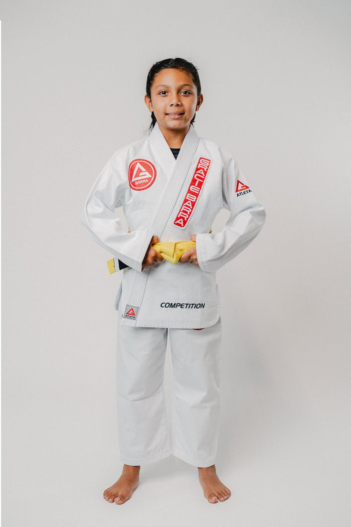 AtletaGB V4 Youth Kimono - White