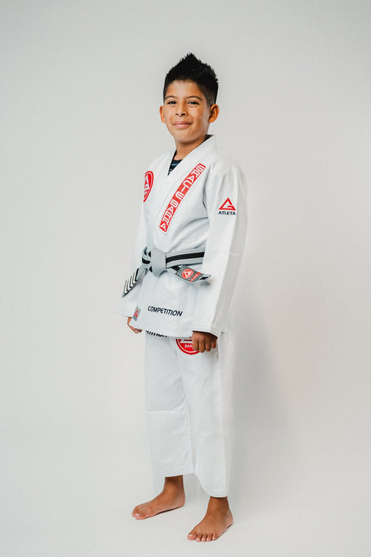 AtletaGB V4 Youth Kimono - White