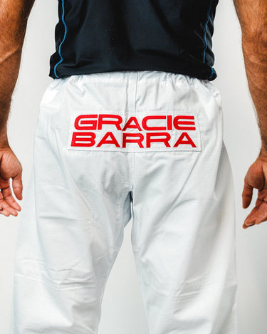 BJJ Gi Pants,  Gracie Barra Embroidered Pants