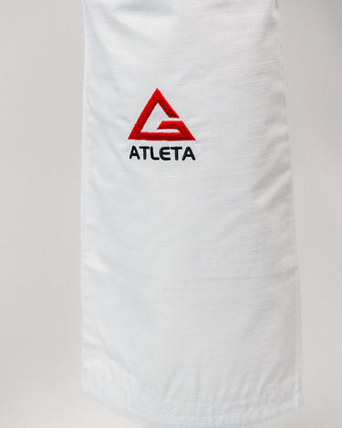 Embroidery detail on traditional cut Jiu-Jitsu Gi Pants