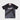 Black Gracie Barra Proximity Training Tee with gray geometric panels and white Gracie Barra chest logo, front view