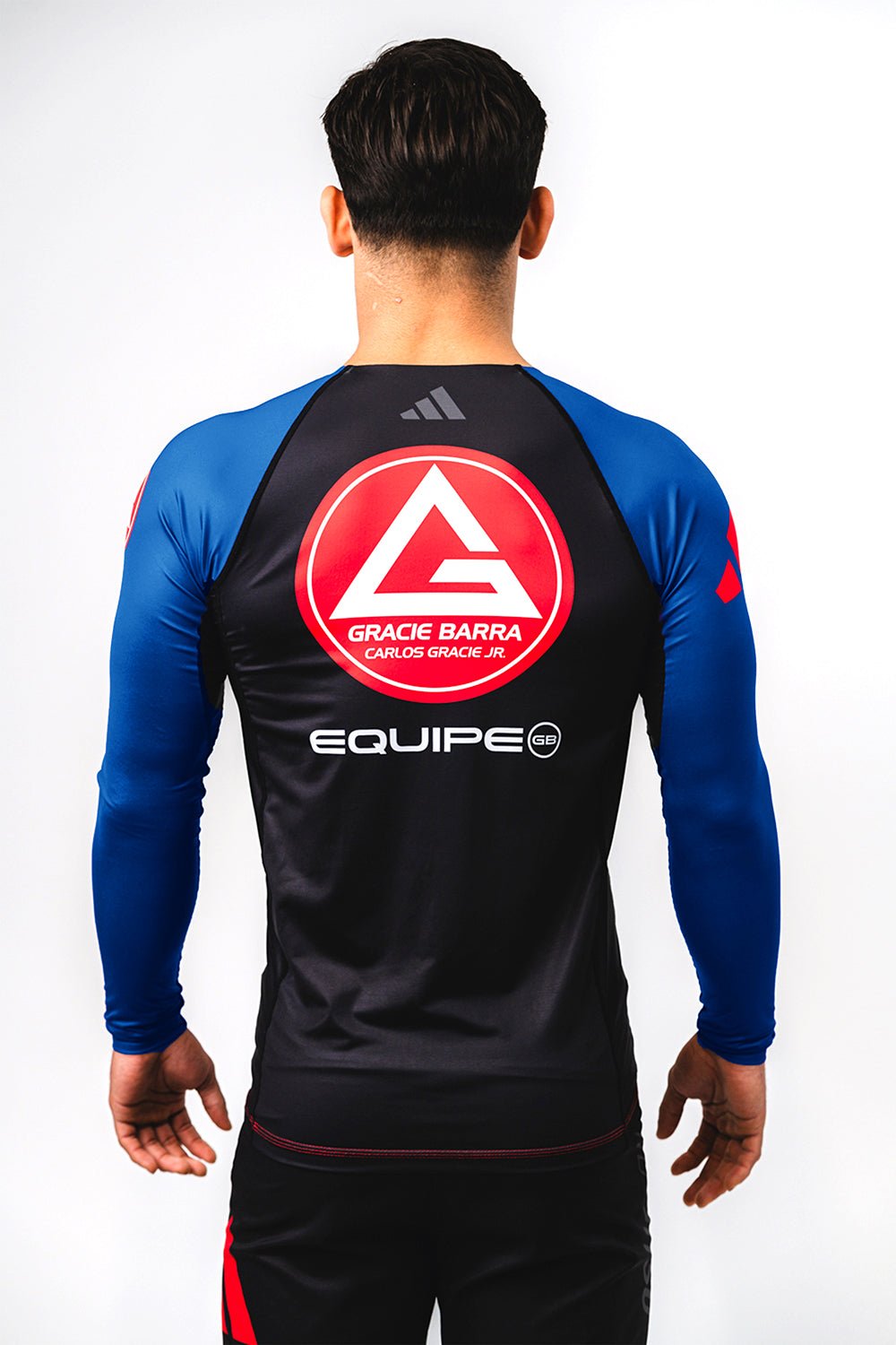 GB Performance L/S Ranked Rashguard by Adidas - Blue