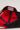 Close-up of the Red Comp Team Cap interior showing the Gracie Barra Competition Team woven label and inner taping with Legacy G and Jiu-Jitsu graphics.