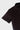 Close-up of the short sleeve hem stitching and shoulder seam on the black Gracie Barra Red Shield Terra Mar polo
