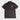Black Gracie Barra Red Shield Terra Mar polo laid flat, front view with the red Barra Shield on the left chest and a three-button placket
