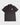 Black Gracie Barra Red Shield Terra Mar polo laid flat, front view with the red Barra Shield on the left chest and a three-button placket
