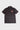 Black Gracie Barra Red Shield Terra Mar polo laid flat, front view with the red Barra Shield on the left chest and a three-button placket