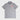 Gray Gracie Barra Red Shield Terra Mar polo, front flat lay with red Barra Shield chest logo and white three-button placket.