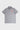 Gray Gracie Barra Red Shield Terra Mar polo, front flat lay with red Barra Shield chest logo and white three-button placket.