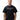 Rio Roots Mens Tee in Black — front view on model showing the Gracie Barra Estd 1986 chest graphic and relaxed oversized fit.