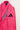 Front jacket detail of pink Ripstop Lite Women’s BJJ kimono by adidas and Gracie Barra, showing “Gracie Barra” embroidered lapel trim and purple adidas logo on the sleeve.