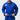 Student wearing the blue Gracie Barra Ripstop Lightweight Kimono with the red Barra Shield on the shoulder and the Gracie Barra lapel patch, front view.