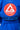 Close-up of the red Gracie Barra Carlos Gracie Jr. Barra Shield and blue EQUIPE GB back patch on the blue Ripstop Lightweight womens kimono