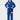 Student wearing the blue Gracie Barra Ripstop Lightweight womens kimono with Barra Shield chest patch, Gracie Barra lapel patch and blue belt, front view