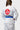 Back detail of the white Ripstop Lightweight Womens Kimono with the red Barra Shield, navy Equipe GB patch and Gracie Barra Jiu-Jitsu sleeve patch.
