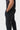 Back hip of the black Ripstop Utility Pants with the tonal Gracie Barra embroidery, welt pocket and Inspired by Jiu-Jitsu woven label.