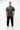 Ripstop Utility Pants in Black — full front view on model showing the straight, slightly tapered leg and clean everyday silhouette.