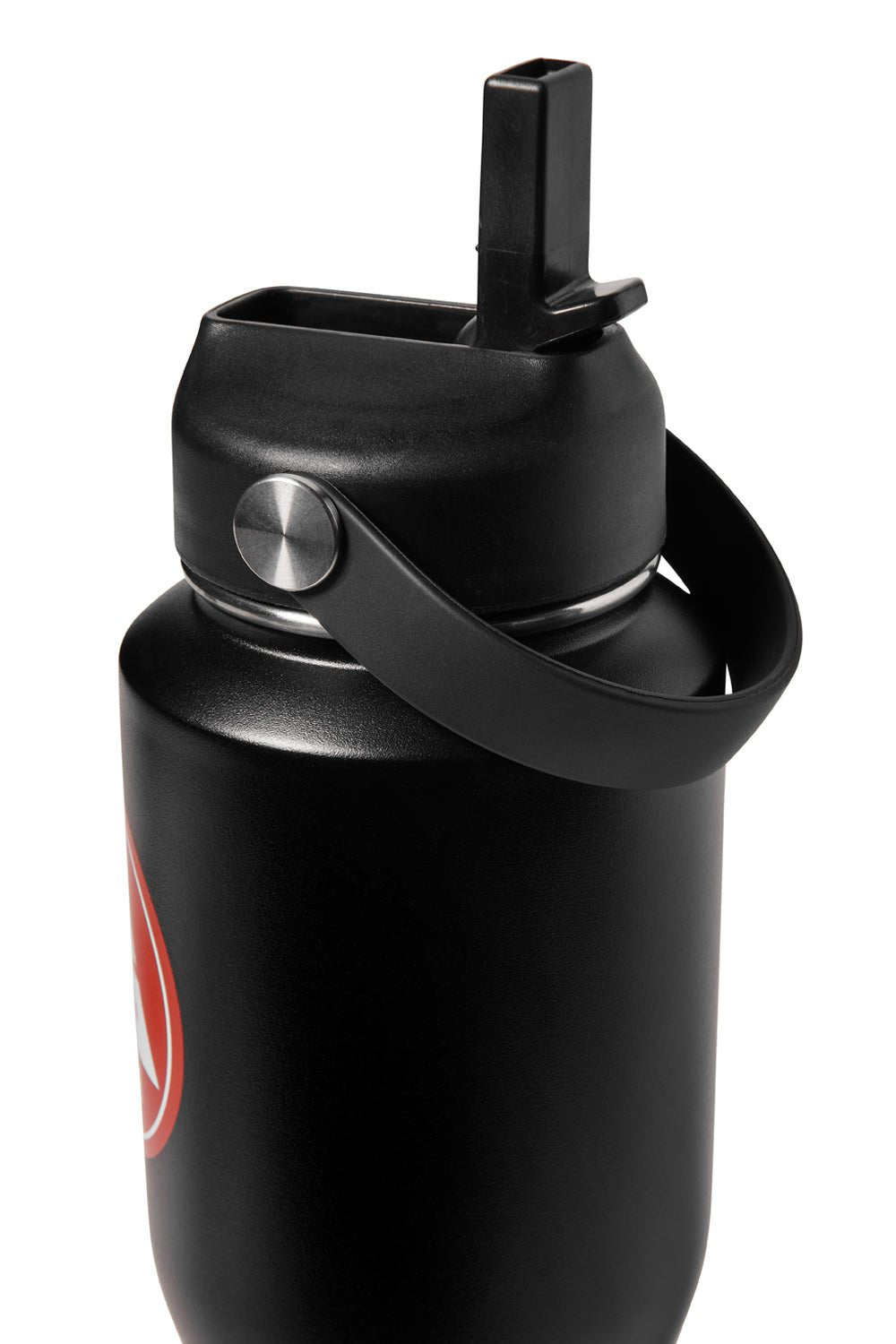 Red Shield 32 oz Stainless Steel Bottle - Black