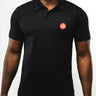 Red Shield Mens Polo - Black