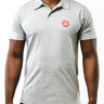 Red Shield Mens Polo - Grey