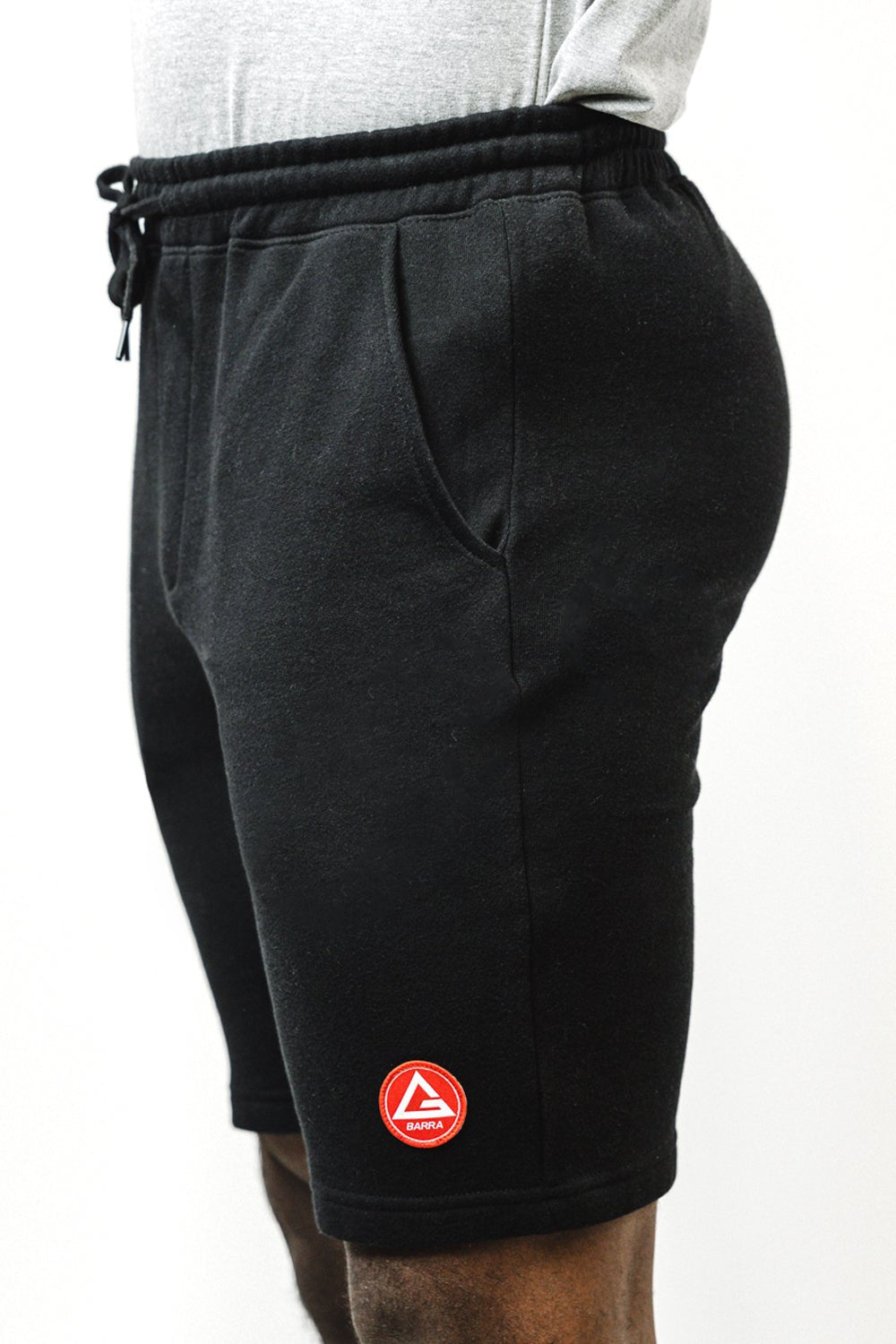 Red Shield Mens Shorts - Black