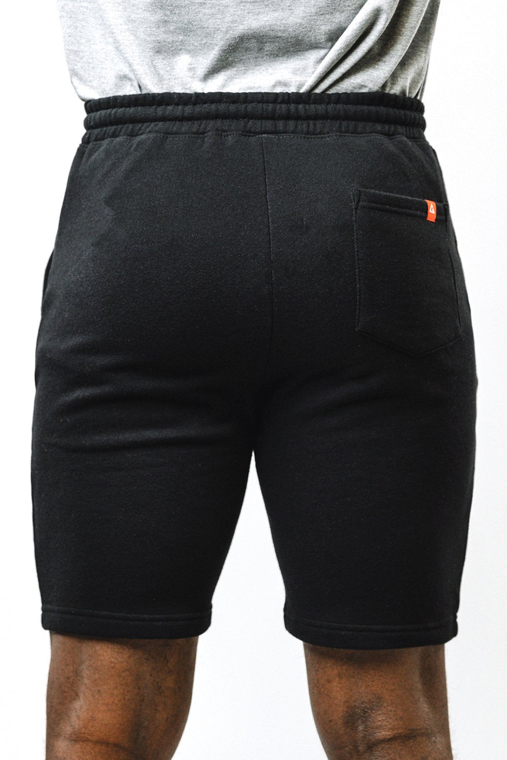 Red Shield Mens Shorts - Black