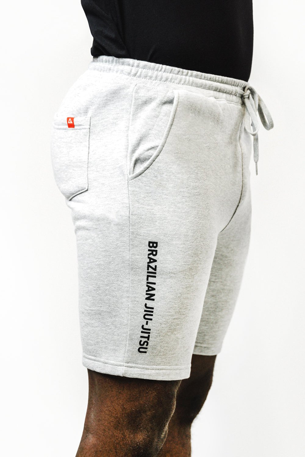 Red Shield Mens Shorts - Grey