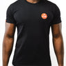 Red Shield Mens BJJ Tee - Black