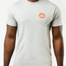 Red Shield Mens BJJ Tee - Grey