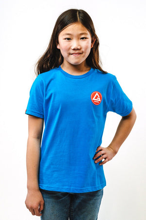 Red Shield Youth BJJ Tee - Turquoise