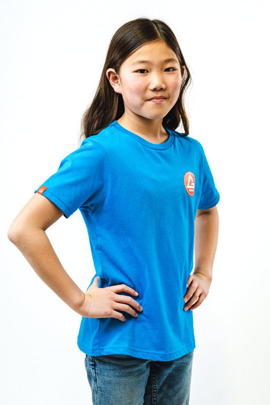 Red Shield Youth BJJ Tee - Turquoise