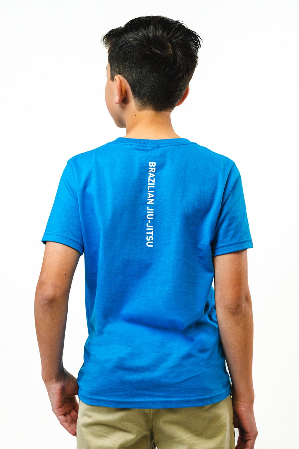 Red Shield Youth BJJ Tee - Turquoise