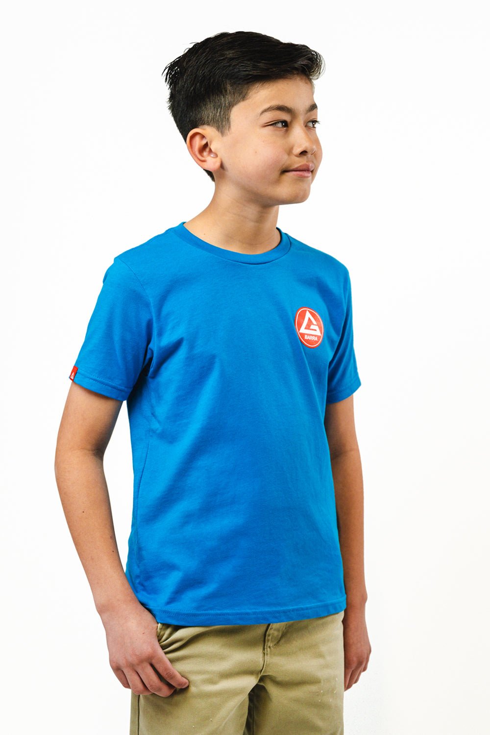 Red Shield Youth BJJ Tee - Turquoise