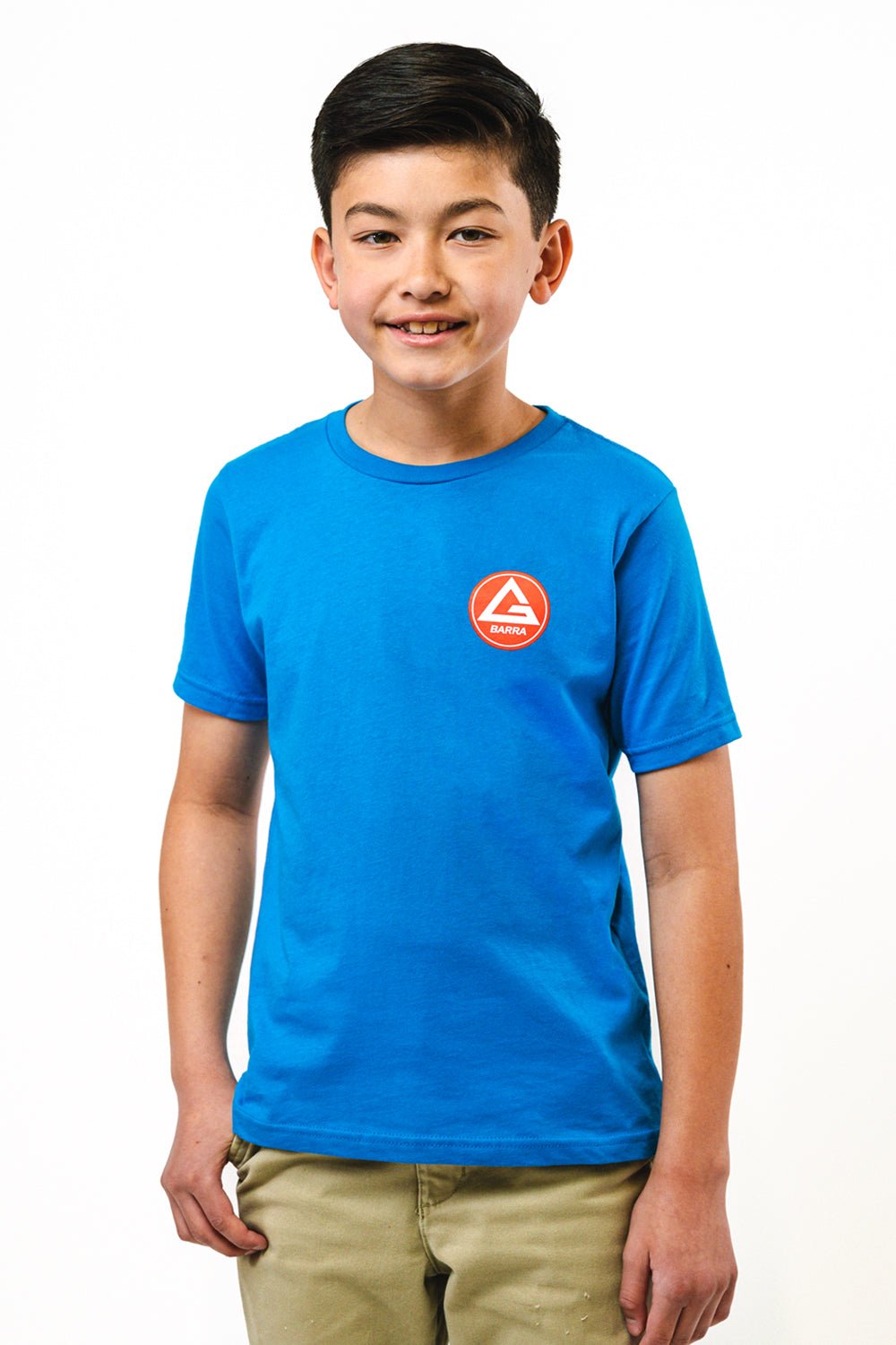 Red Shield Youth BJJ Tee - Turquoise