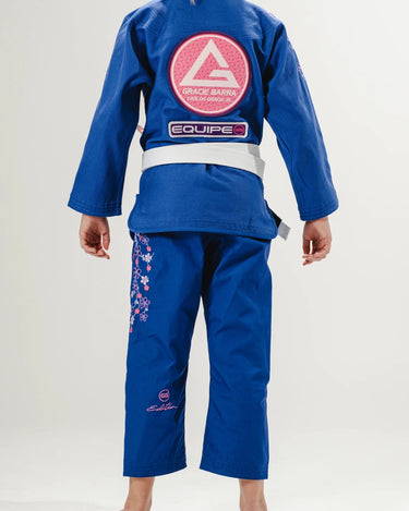 Sakura V3 Kids BJJ Gi – Blue | Gracie Barra Wear – GB Wear