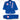 Sakura V3 Kids BJJ Gi in blue with pink Red Shield chest logo, Gracie Barra lapel detail, and Sakura embroidery, jacket and pants set on white background.