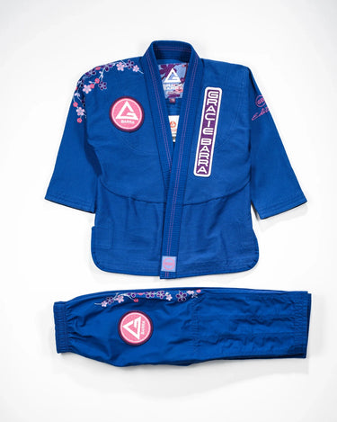 Sakura V3 Kids BJJ Gi – Blue | Gracie Barra Wear – GB Wear