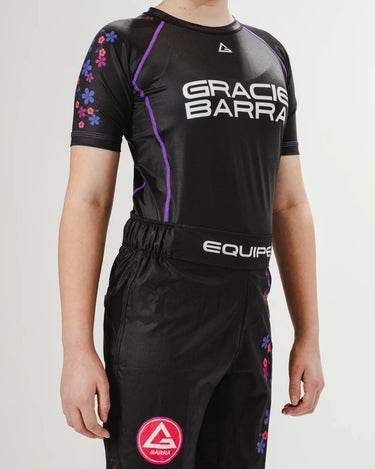 Sakura V3 Youth Rashguard Black | Kids BJJ Rashguard – GB Wear