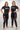 Two athletes wearing Sakura V3 Womens black compression pants with floral graphics and red Barra Shield, styled with matching Gracie Barra rashguards.