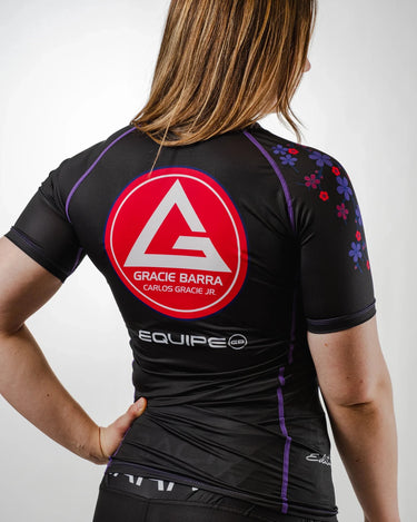 Sakura V3 Women's Rashguard Black | BJJ Compression Top – GB Wear