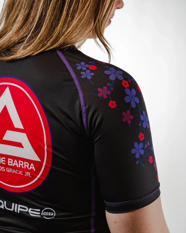Sakura V3 Women's Rashguard Black | BJJ Compression Top – GB Wear
